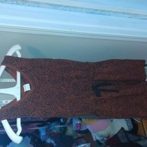 Women's Amazon essentials brown animal print romper sz xs New